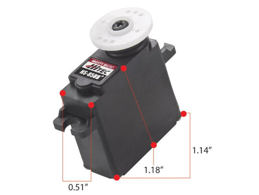 Hitec HS-85BB Premium Micro, Nylon, Top BB Servo HIT31085S