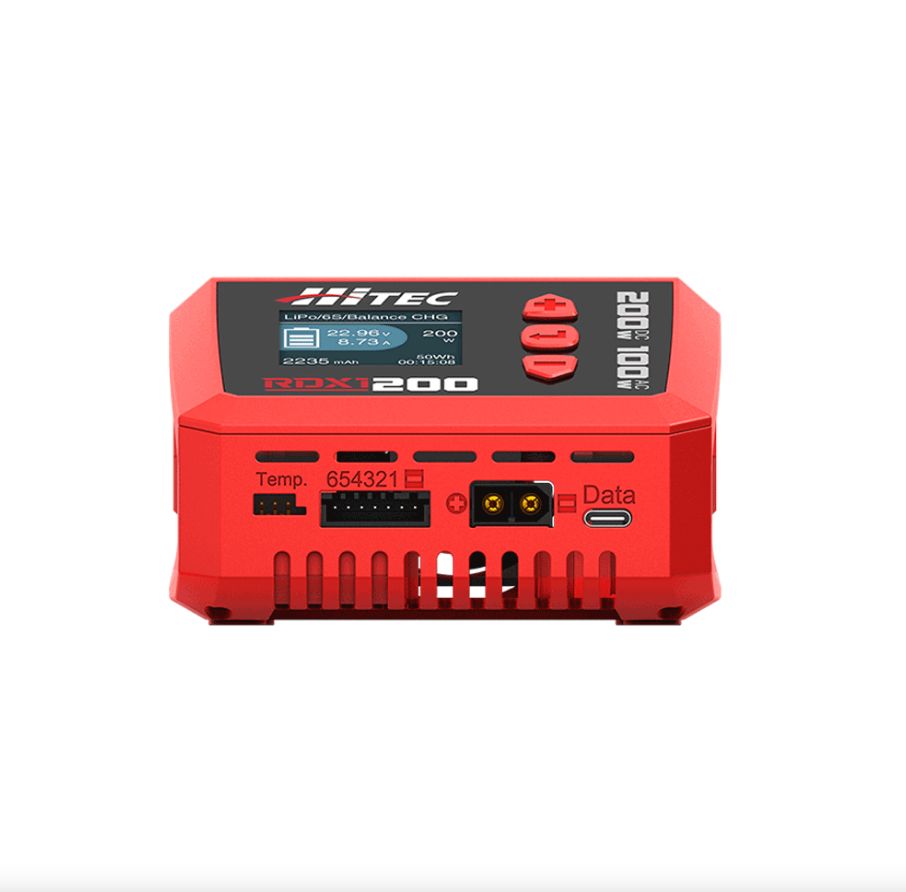 Hitec RDX1 200 - One Port 200W DC 100W AC Battery Charger HIT44346