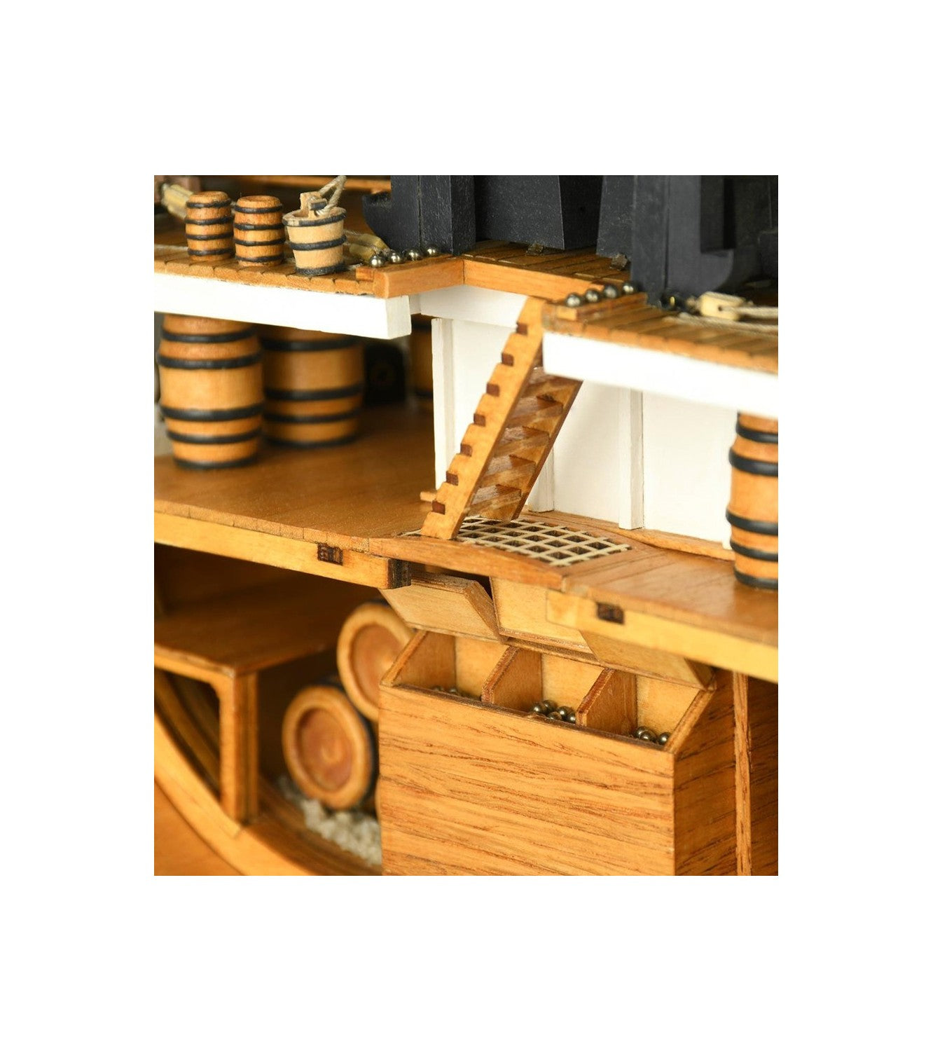 HMS Victory's Cross-Section. 1:72 Wooden Model Ship Kit Boat ART20500