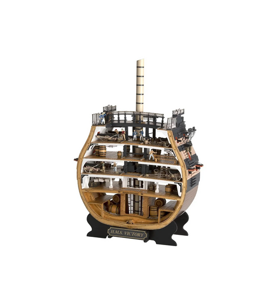 HMS Victory's Cross-Section. 1:72 Wooden Model Ship Kit Boat ART20500