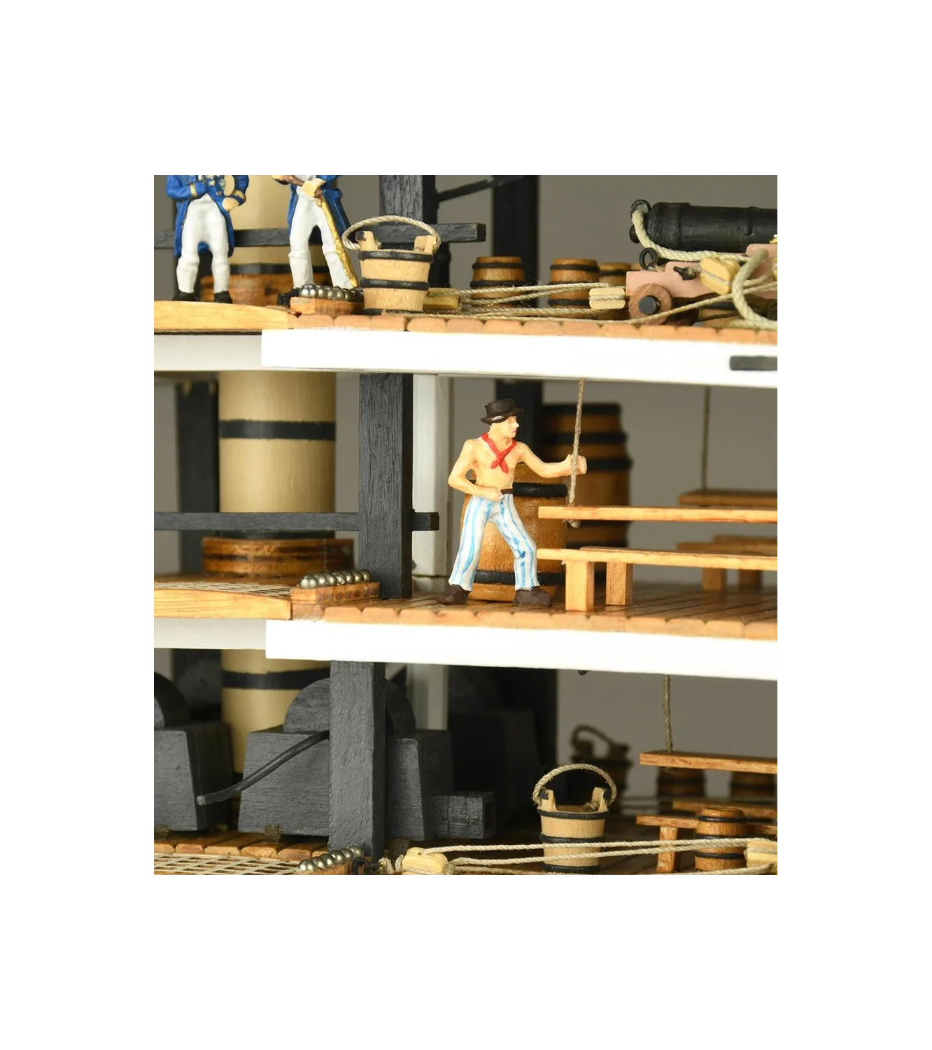 HMS Victory's Cross-Section. 1:72 Wooden Model Ship Kit Boat ART20500