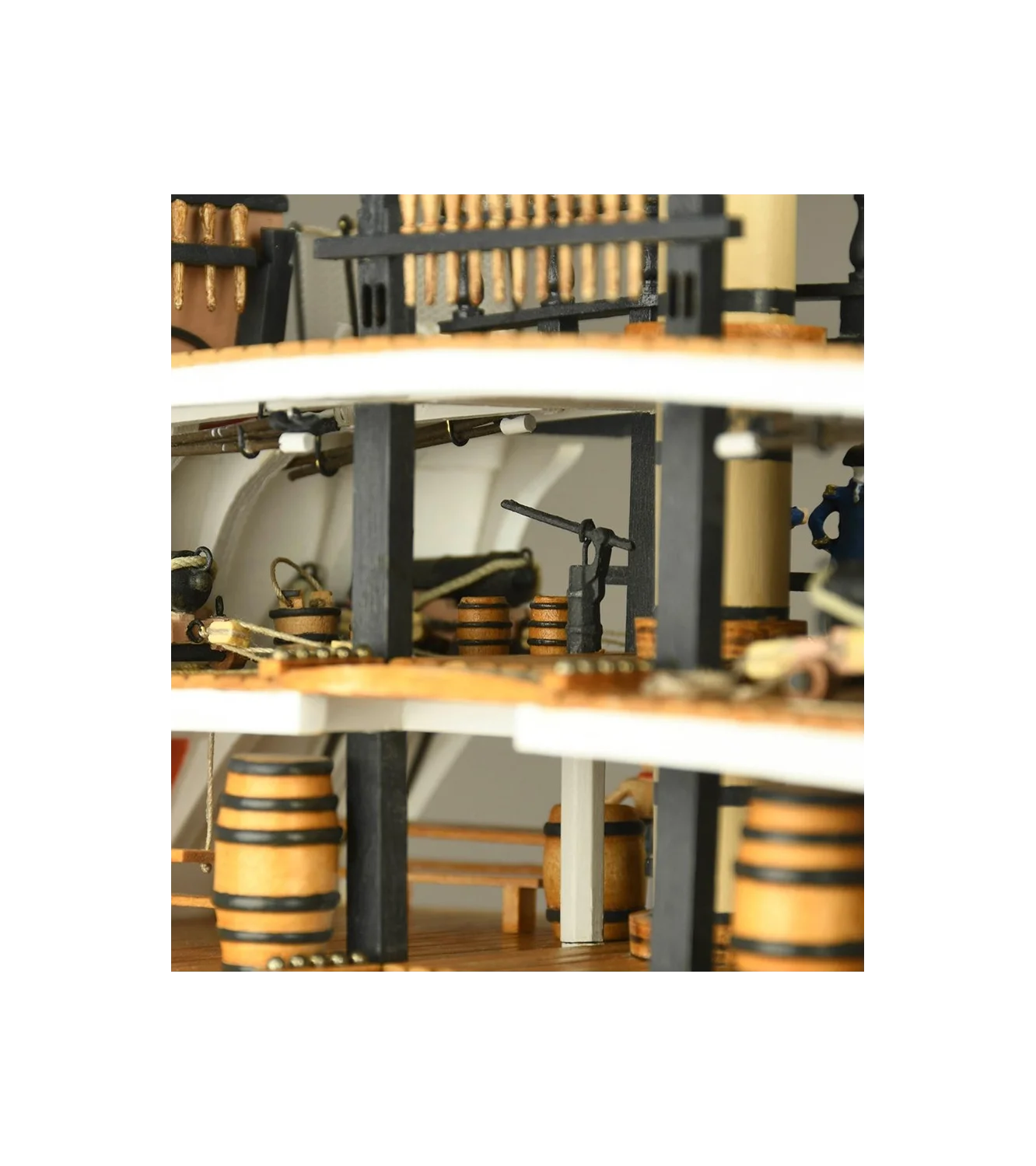 HMS Victory's Cross-Section. 1:72 Wooden Model Ship Kit Boat ART20500