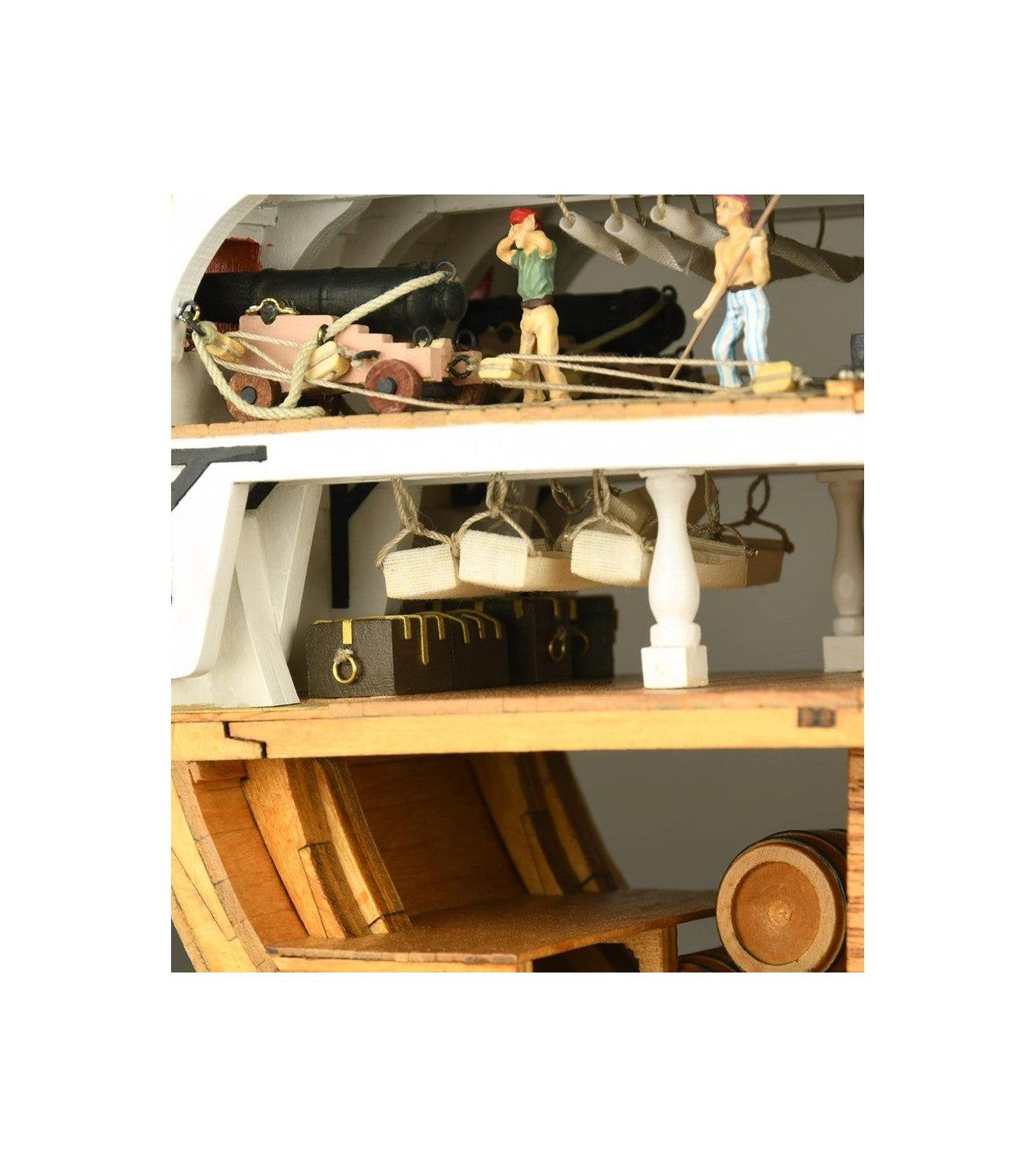 HMS Victory's Cross-Section. 1:72 Wooden Model Ship Kit Boat ART20500