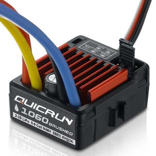 QuicRun 1060 Brushed ESC SBEC T Plug (2-3S) HWI30120203