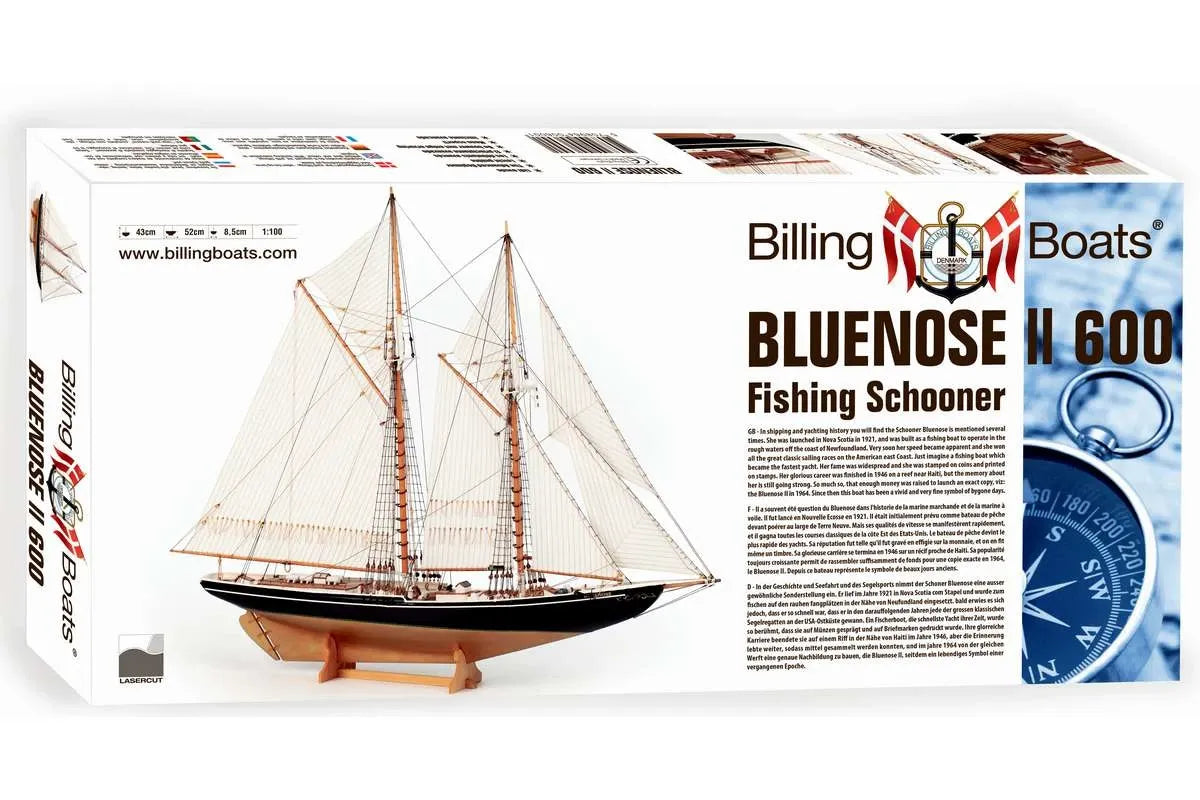 Billing Boats 1:100 Bluenose II -Wooden hull