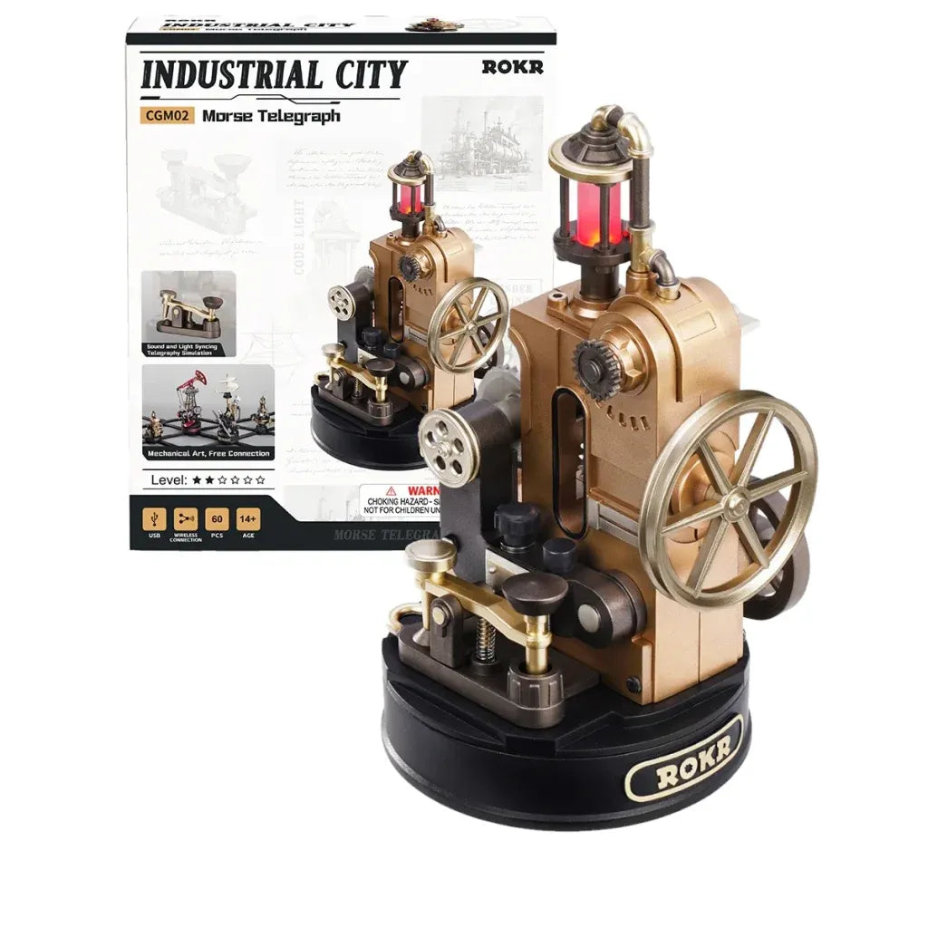 ROKR Morse Telegraph Mechanical Puzzle CGM02