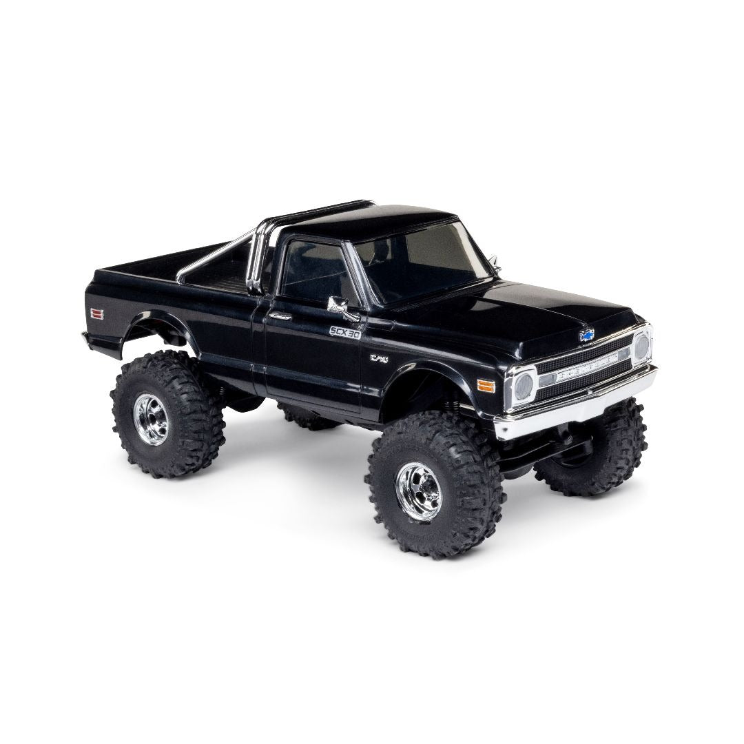 Axial 1/30 SCX30 Chevrolet K10 Brushed 4x4 RTR (B&C Incl) Black
