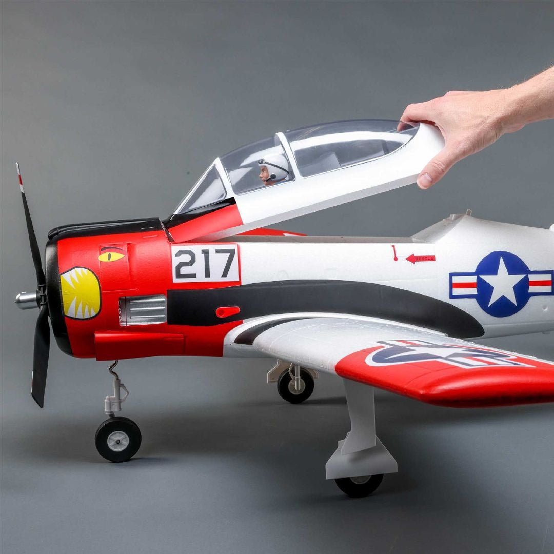 E-Flite T-28 Trojan 1.2m with Smart BNF Basic