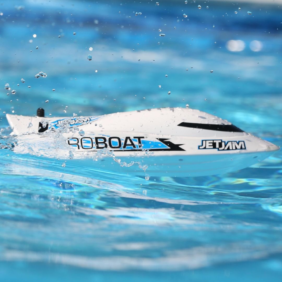Pro Boat Jet Jam 12 Pool Racer, Brushed RTR - White (Battery & Charger Included)