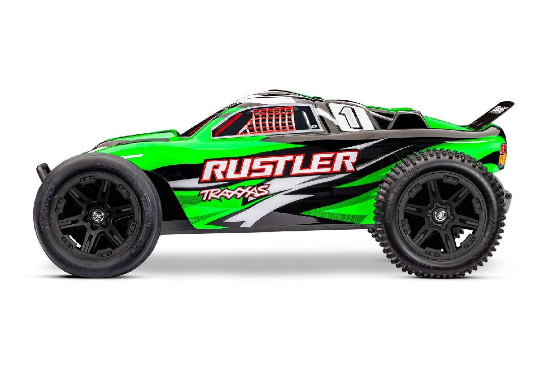 Traxxas 1/10 Rustler ExtremeHD 2wd RTR - GreenX