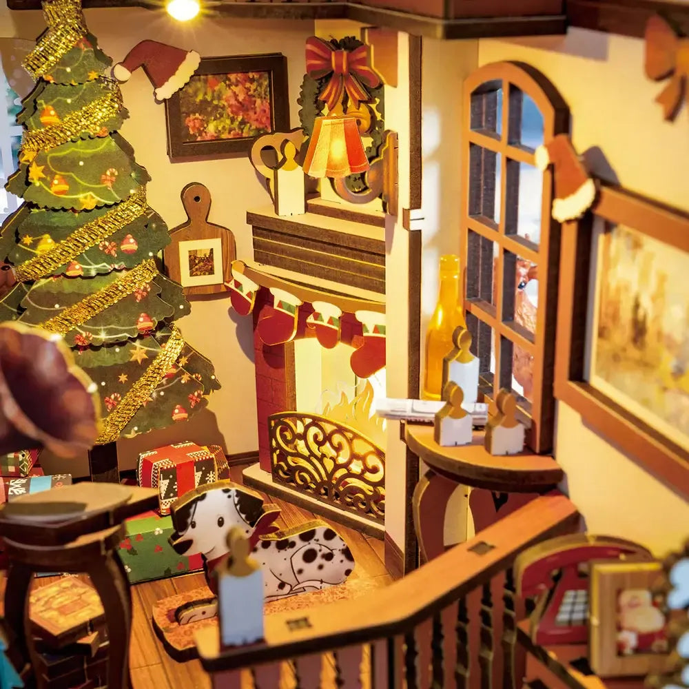 Rolife Christmas Indoor Scene Book Nook TGC07