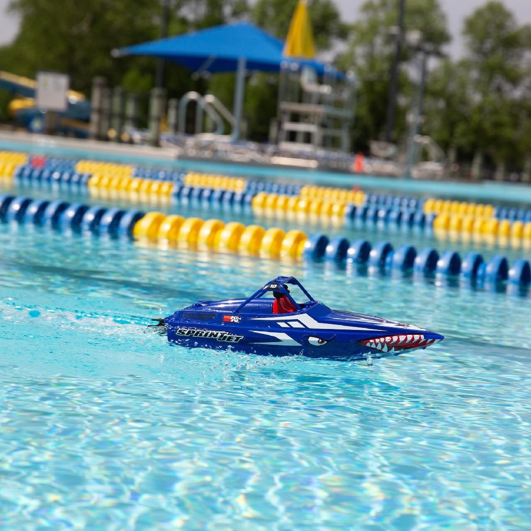 Pro Boat Sprintjet 9-inch Self-Right Jet Boat RTR - Blue (Battery & Charger Included)