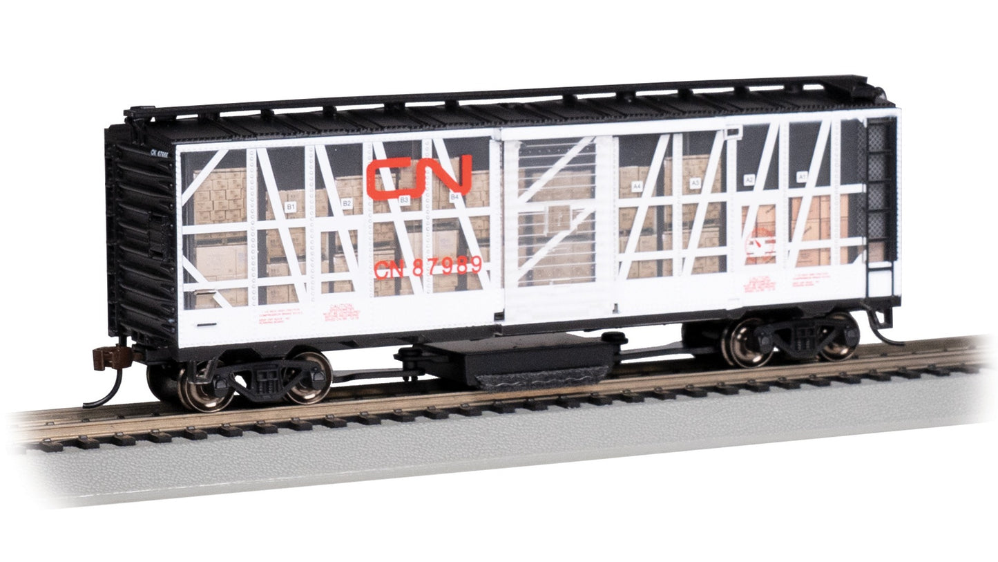 HO Rolling Track Cleaning 40' Boxcar - Canadian National Impact Car Rd #87989