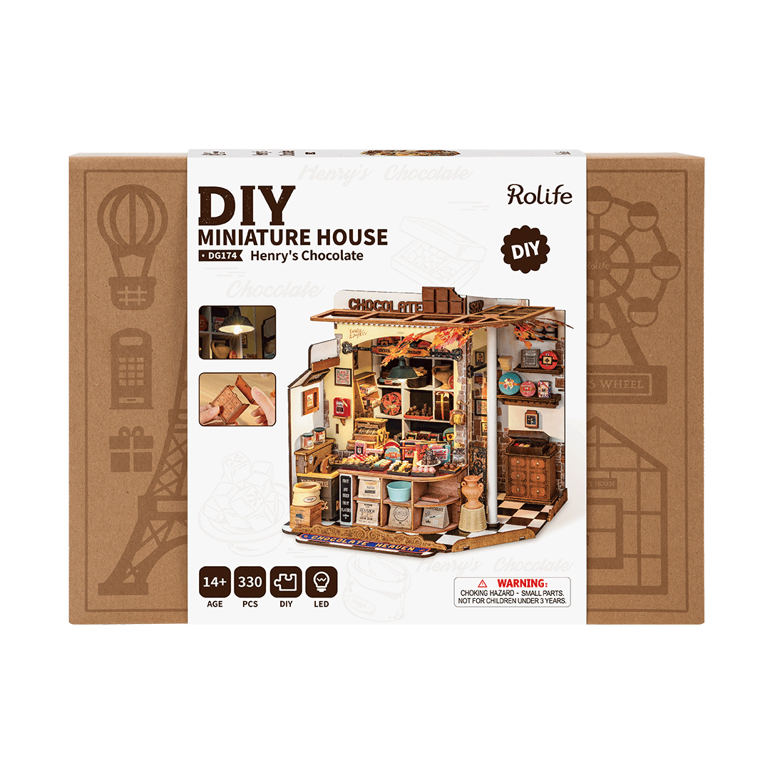 Rolife DIY Miniature House - Henry’s Chocolate DG174