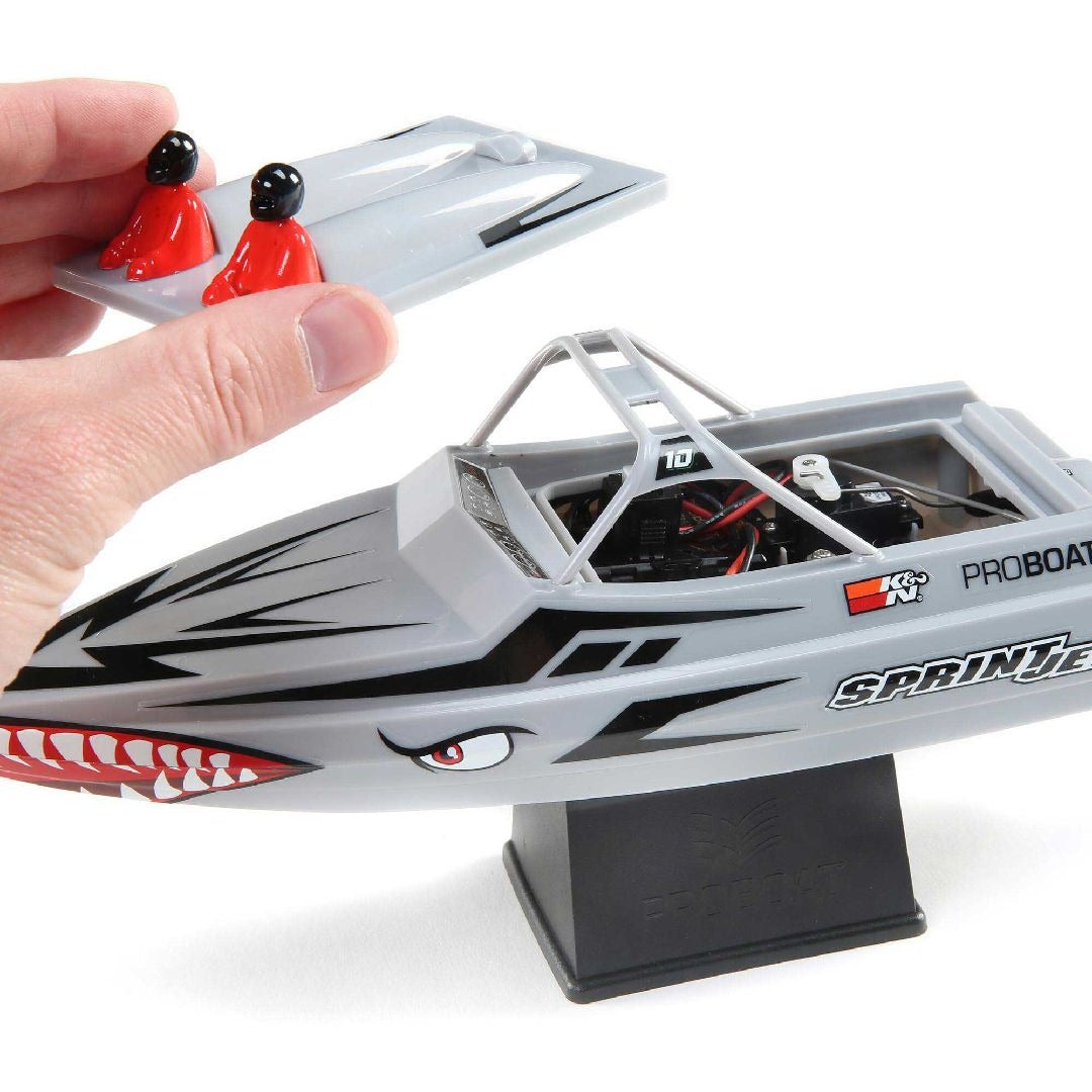 Pro Boat Sprintjet 9-inch Self-Right Jet Boat RTR - Silver (Battery & Charger Included)