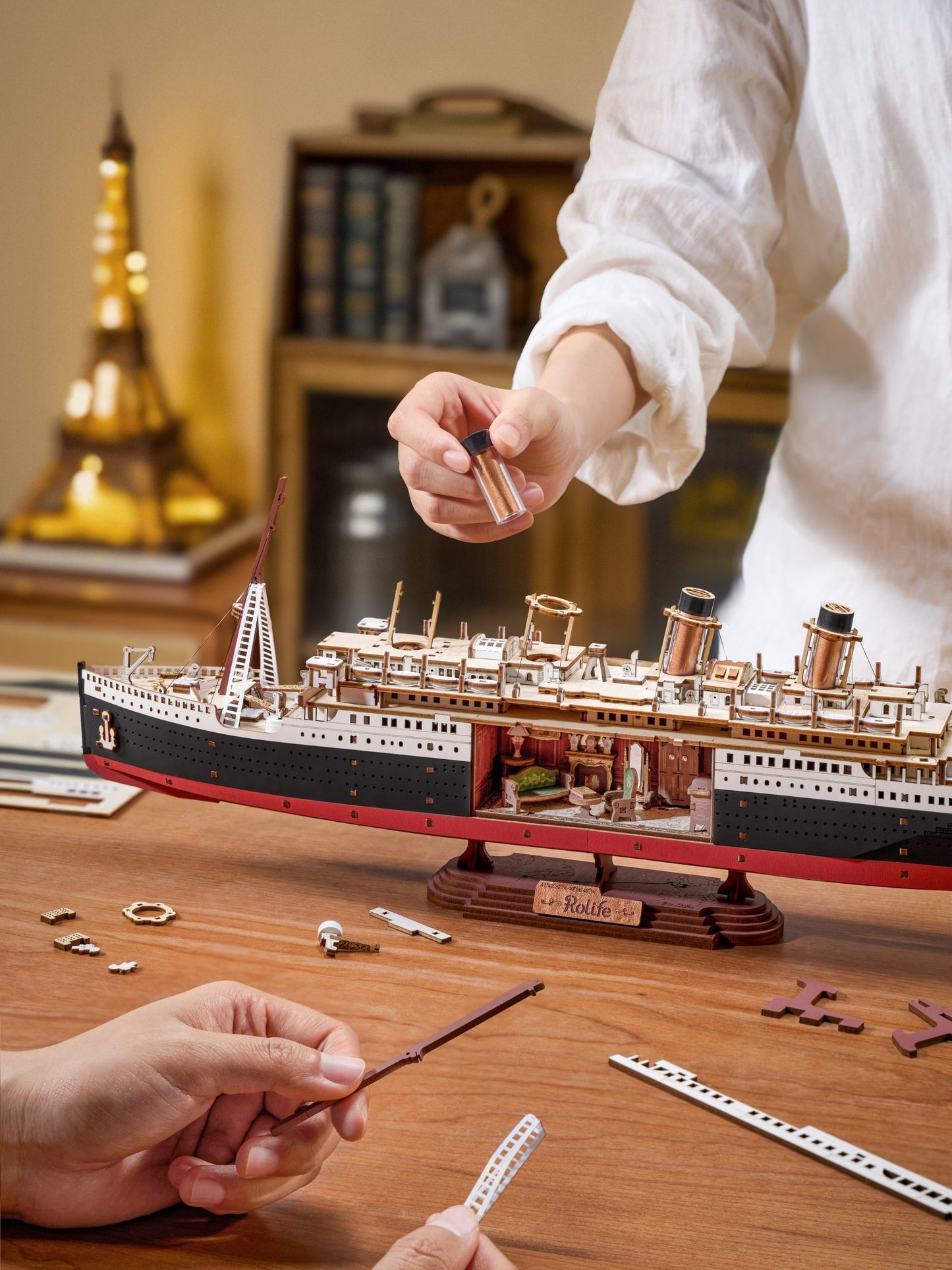 Rolife 1912 Eternal Atlantic Voyager 3D Wooden Puzzle