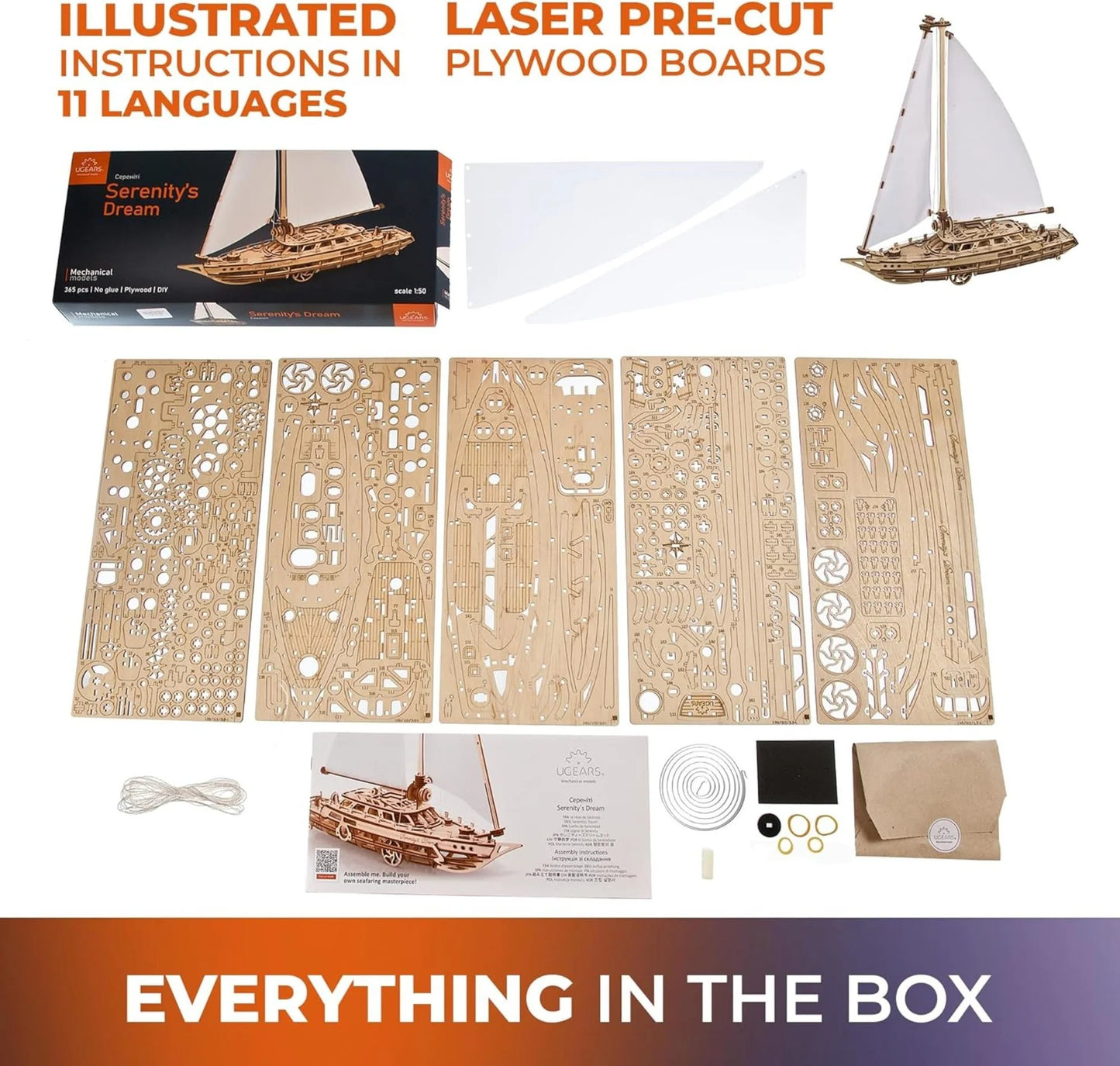 UGears Serenity's Dream - 365 Pieces (Medium)
