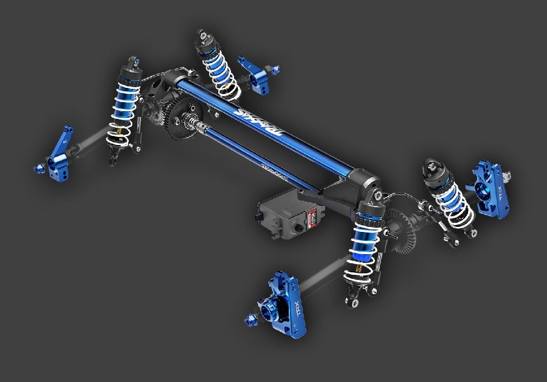 Traxxas Rustler 4X4 Ultimate - Blue TRA67097-4BLUE