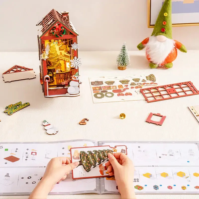 Rolife Christmas Indoor Scene Book Nook TGC07
