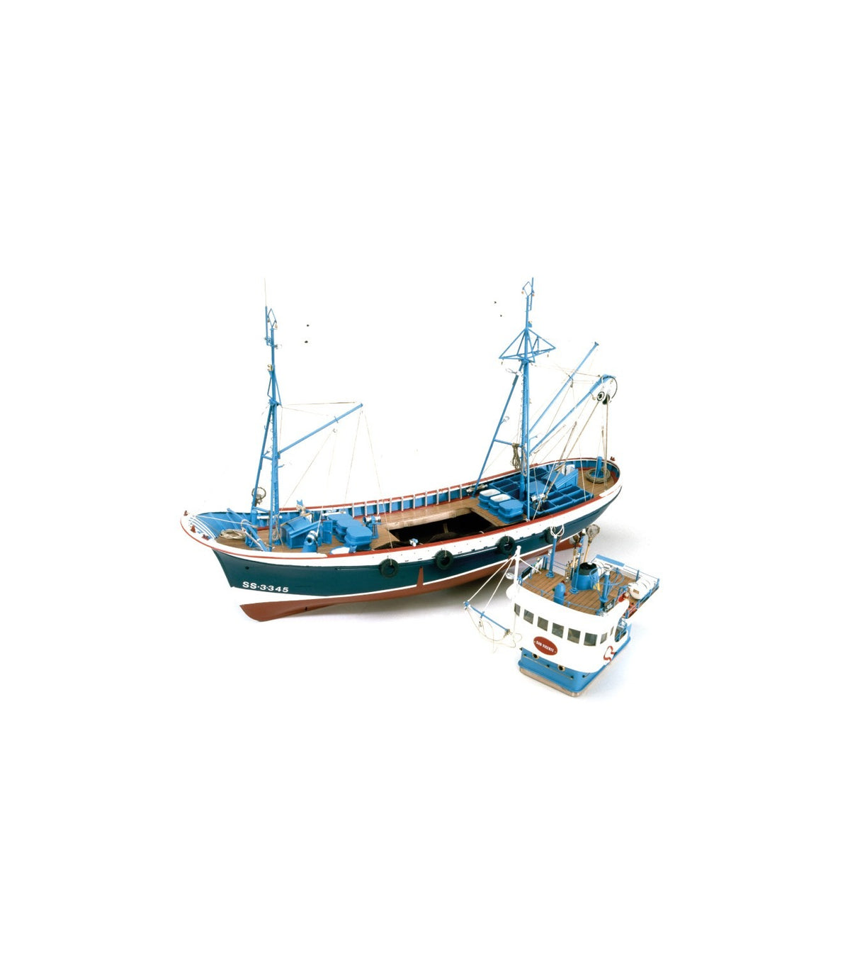 New Tuna Boat Marina II. 1:50 Wooden Model Fishing Boat Kit 20506