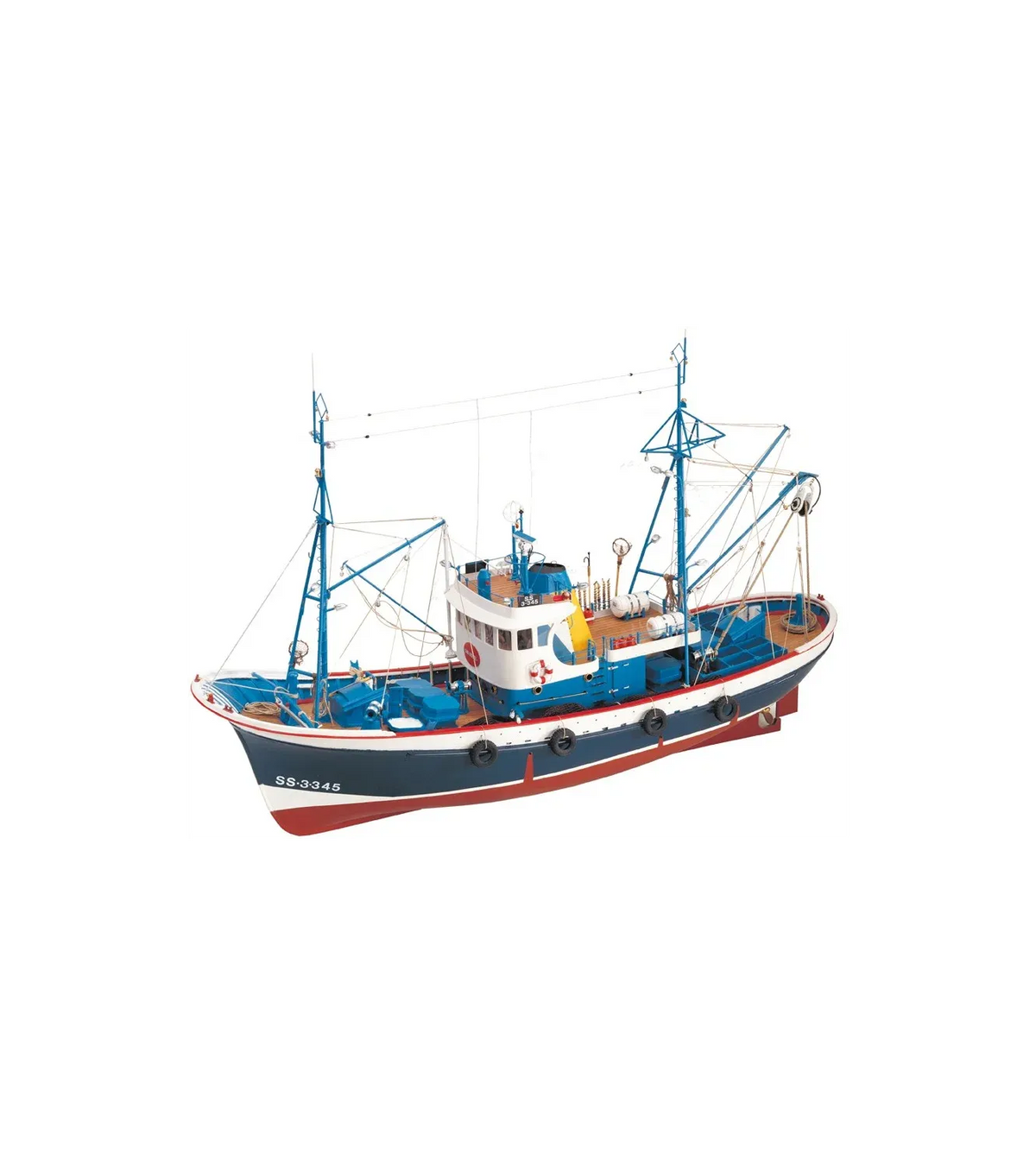 New Tuna Boat Marina II. 1:50 Wooden Model Fishing Boat Kit 20506