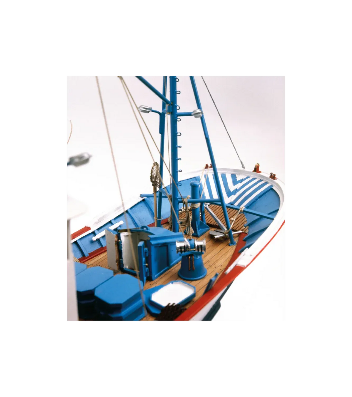 New Tuna Boat Marina II. 1:50 Wooden Model Fishing Boat Kit 20506