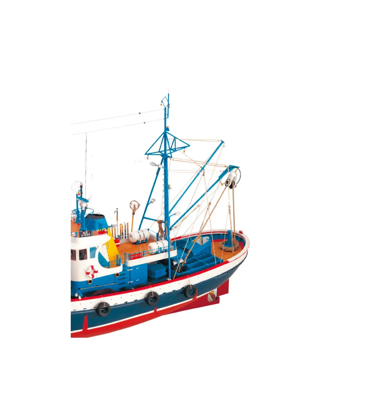 New Tuna Boat Marina II. 1:50 Wooden Model Fishing Boat Kit 20506