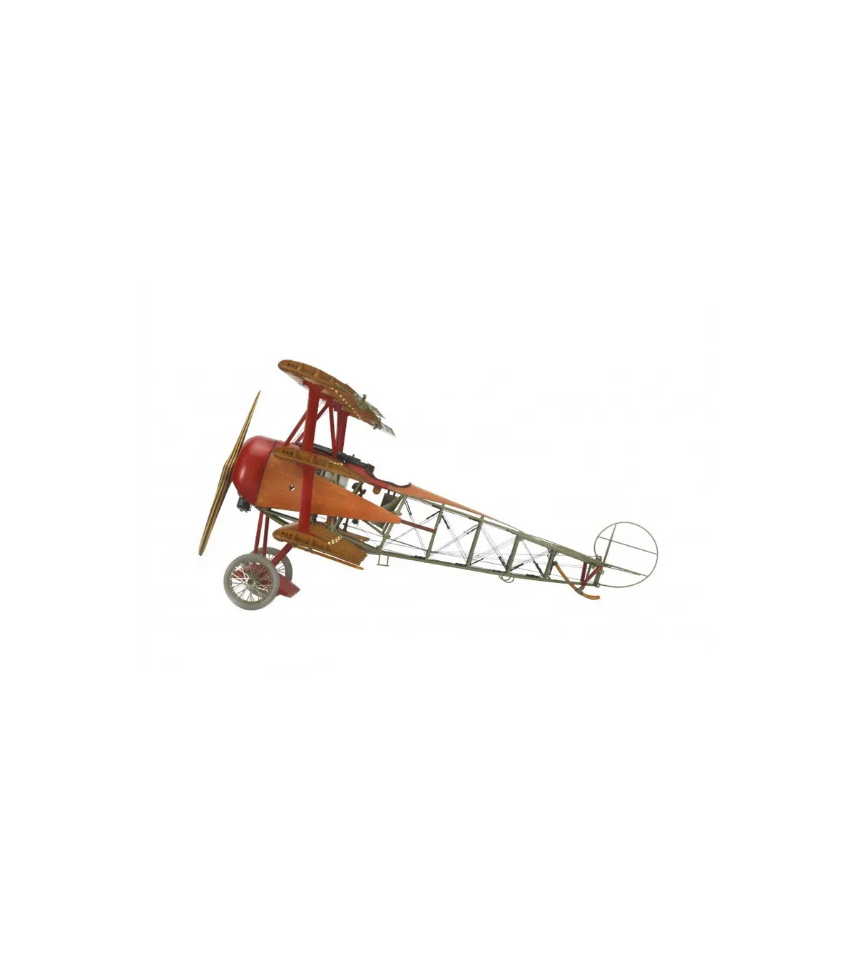 Fighter Fokker Dr I. 1:16 Wooden and Metal Aircraft Model