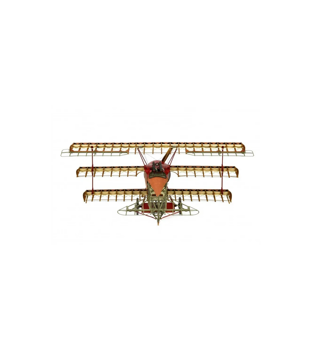 Fighter Fokker Dr I. 1:16 Wooden and Metal Aircraft Model