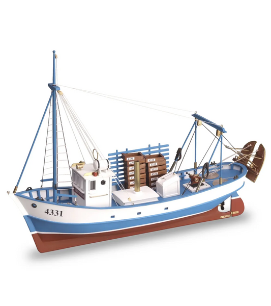 Mare Nostrum. 1:35 Wooden Model Fishing Ship Kit
