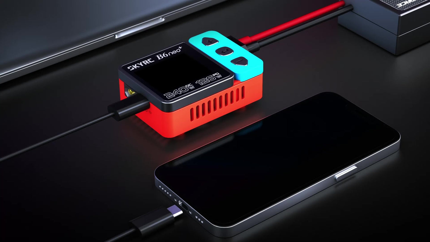 SkyRC B6neo 2 Smart Charger - Crimson Sky