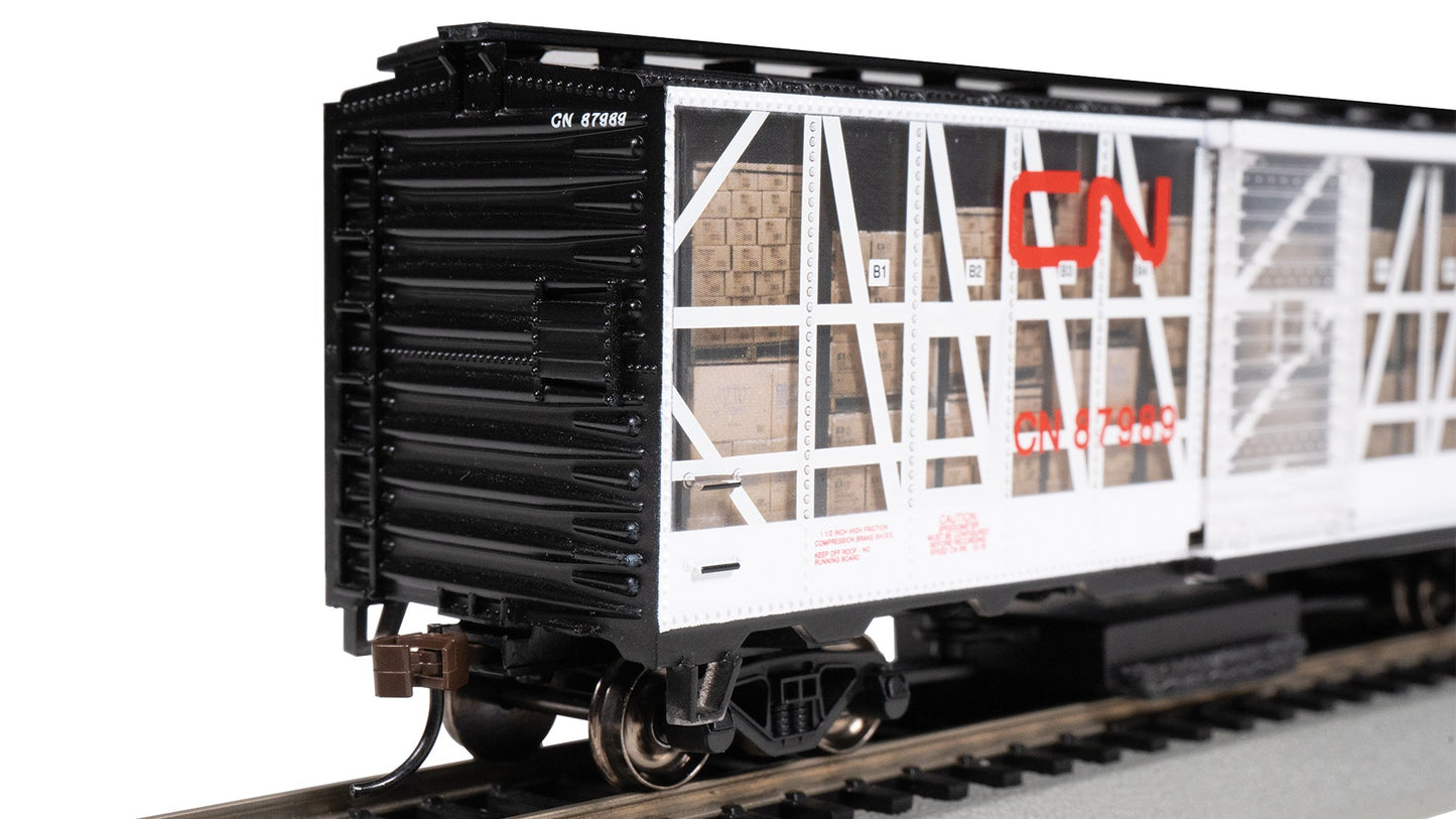 HO Rolling Track Cleaning 40' Boxcar - Canadian National Impact Car Rd #87989