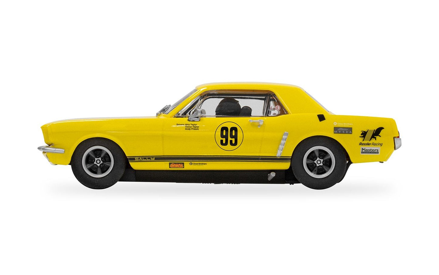 Scalextric Ford Mustang Rassler Racing Slot Car C4537