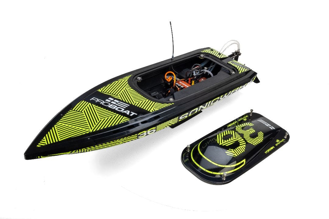 Pro Boat Sonicwake 36" V3, Self-Righting V-Hull RTR - Black PRB-2171T1