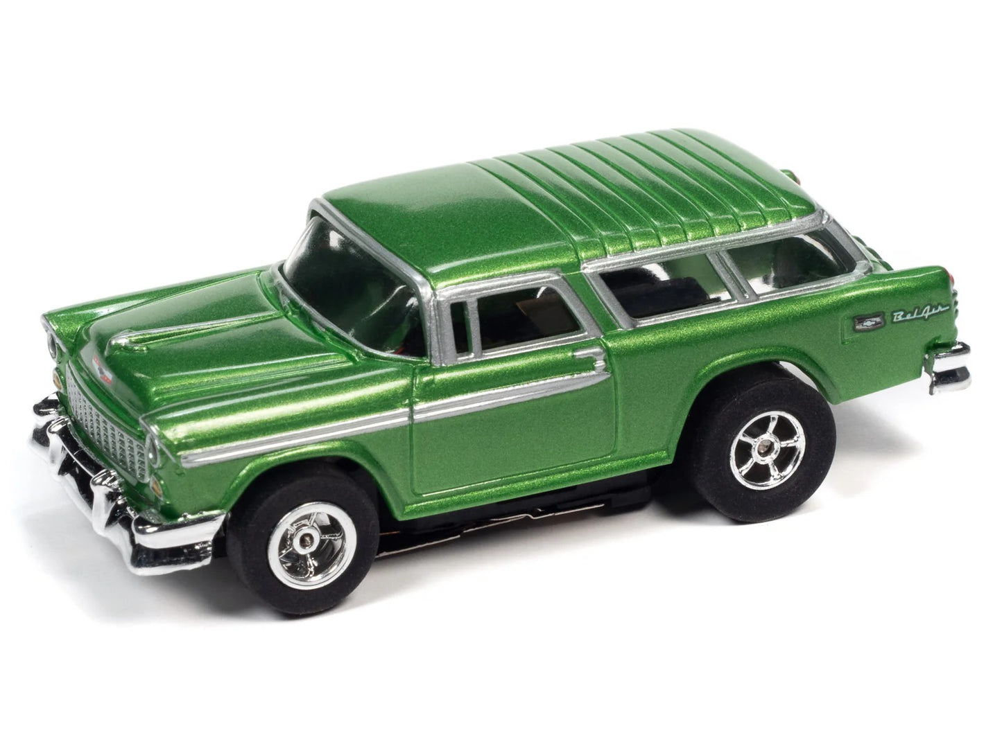 Flamethrower - X-Traction - 1955 Chevy Nomad Green Slot Car