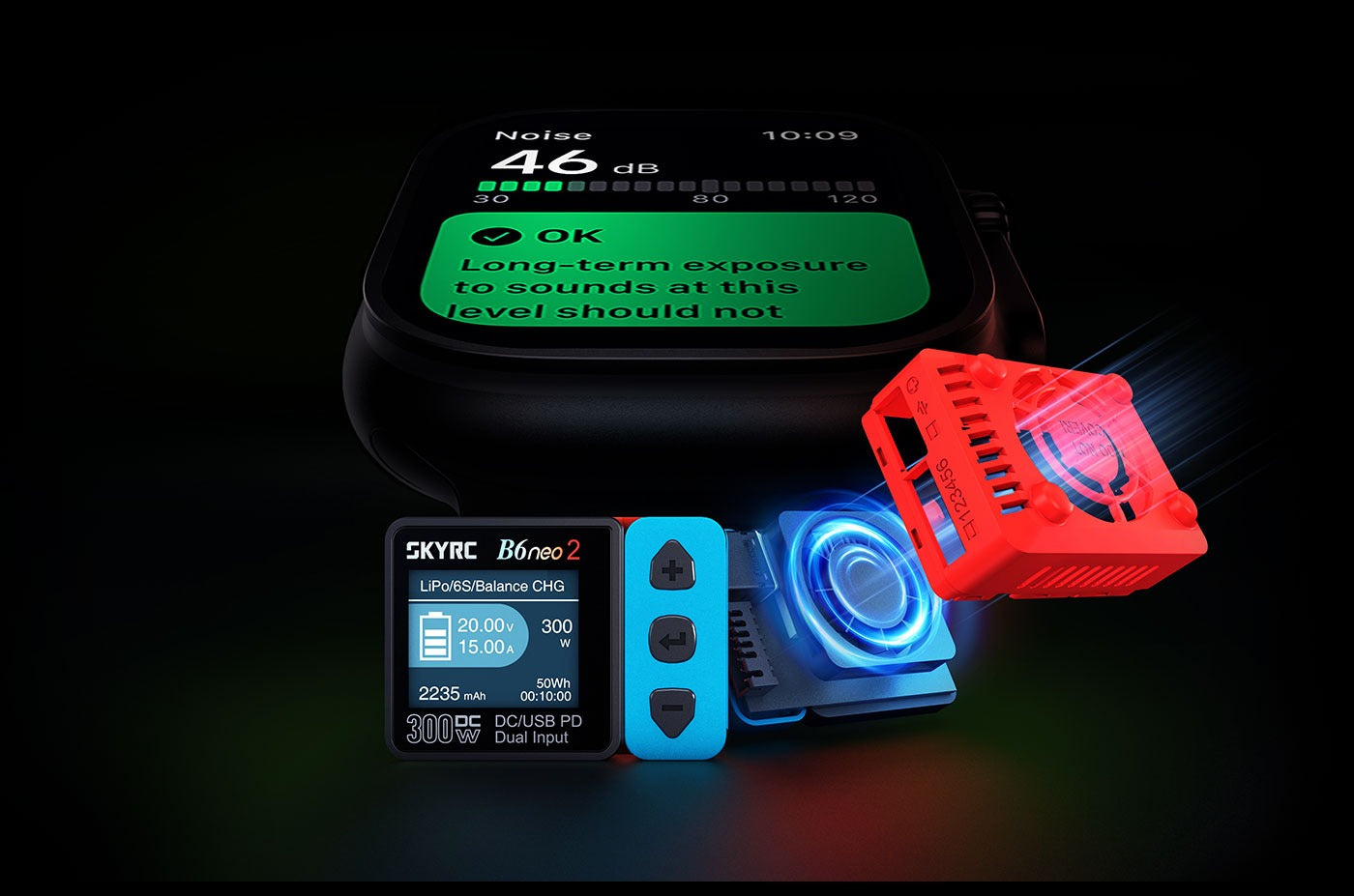 SkyRC B6neo 2 Smart Charger - Crimson Sky
