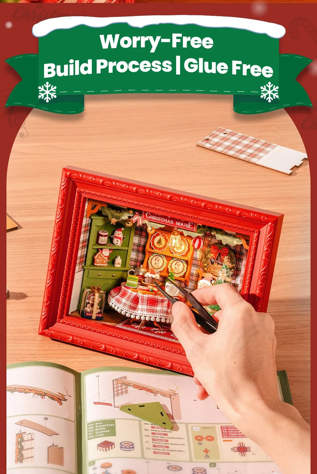 Rolife Christmas Eve Party 3D Wooden Puzzle