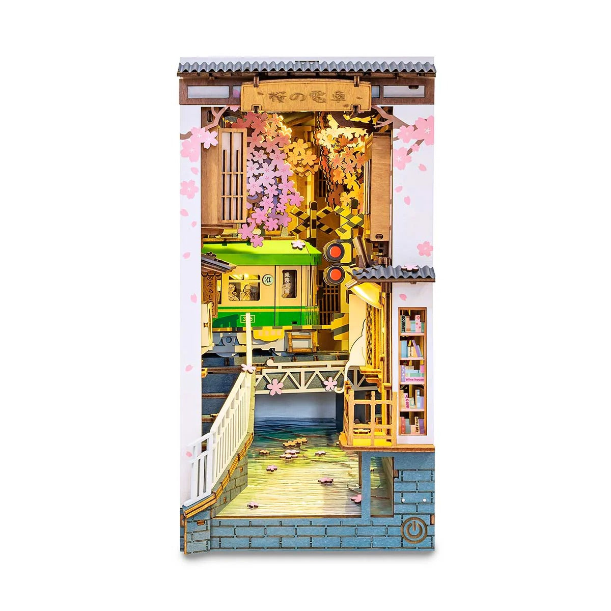 Rolife Sakura Densya Book Nook Shelf Insert TGB01