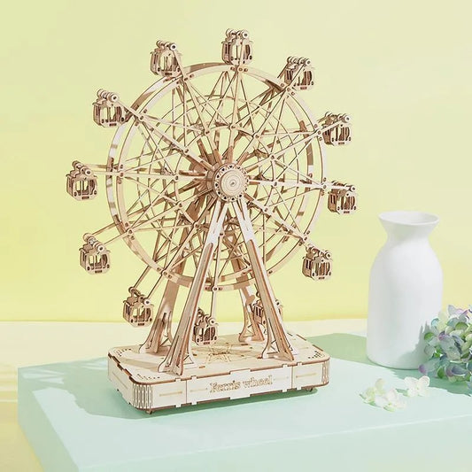 Rolife Ferris Wheel 3D Wooden Puzzle Music Box