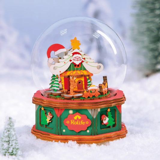 Rolife DIY Music Box - Christmas Town AM46