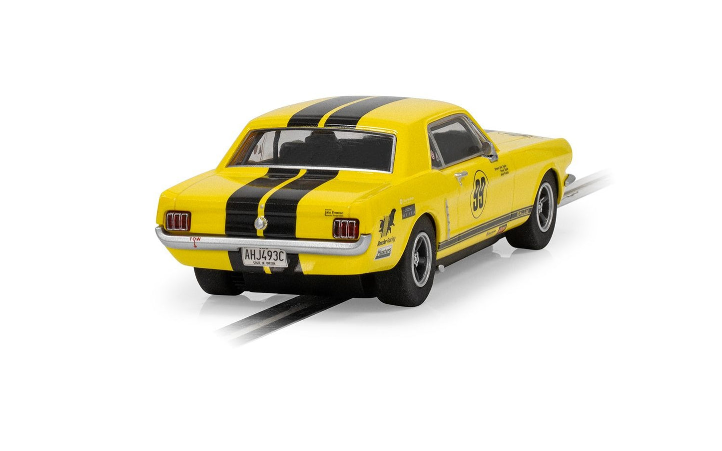 Scalextric Ford Mustang Rassler Racing Slot Car C4537