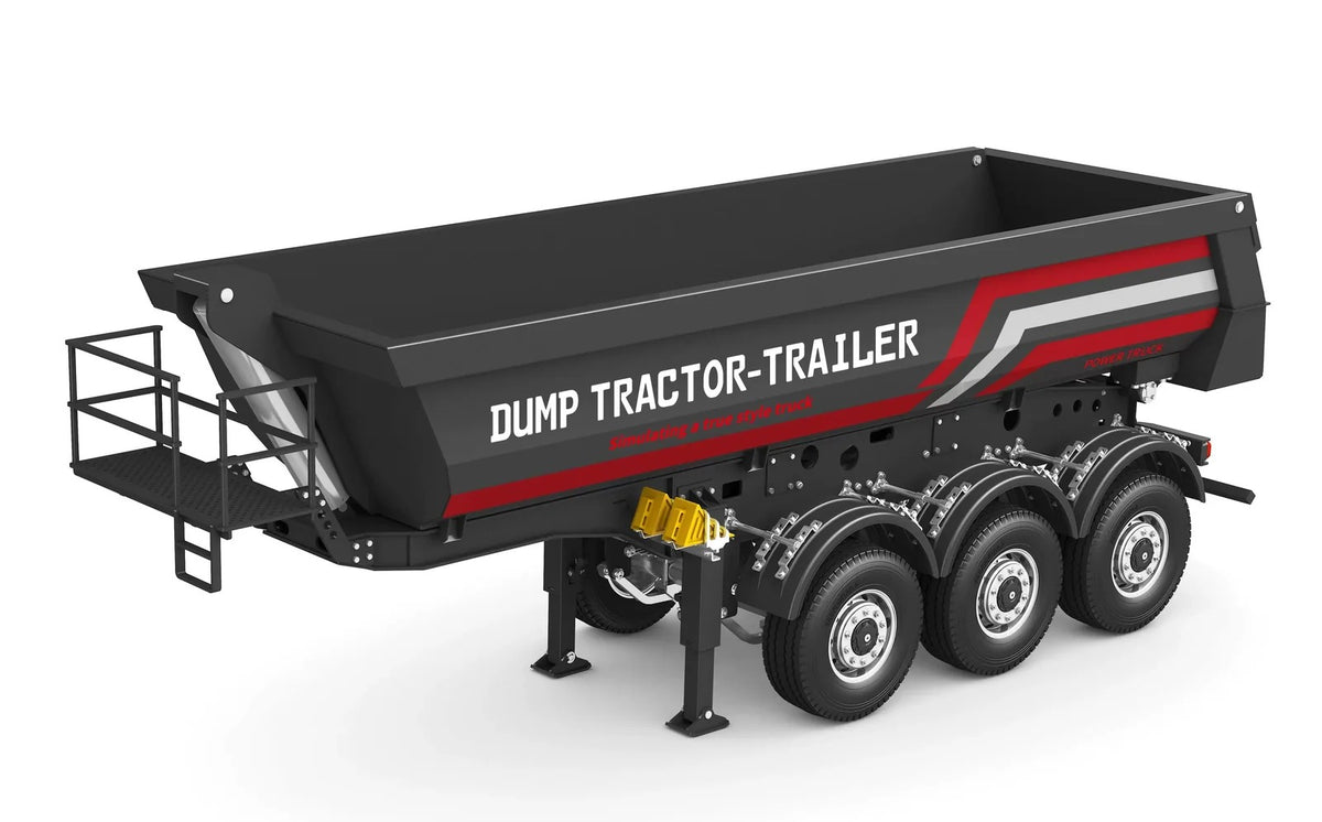 KABOLITE K770S 3x AXLE METAL TRAILER - BLACK