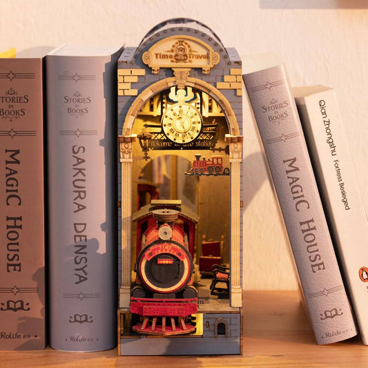 Rolife Time Travel DIY Book Nook Shelf Insert
