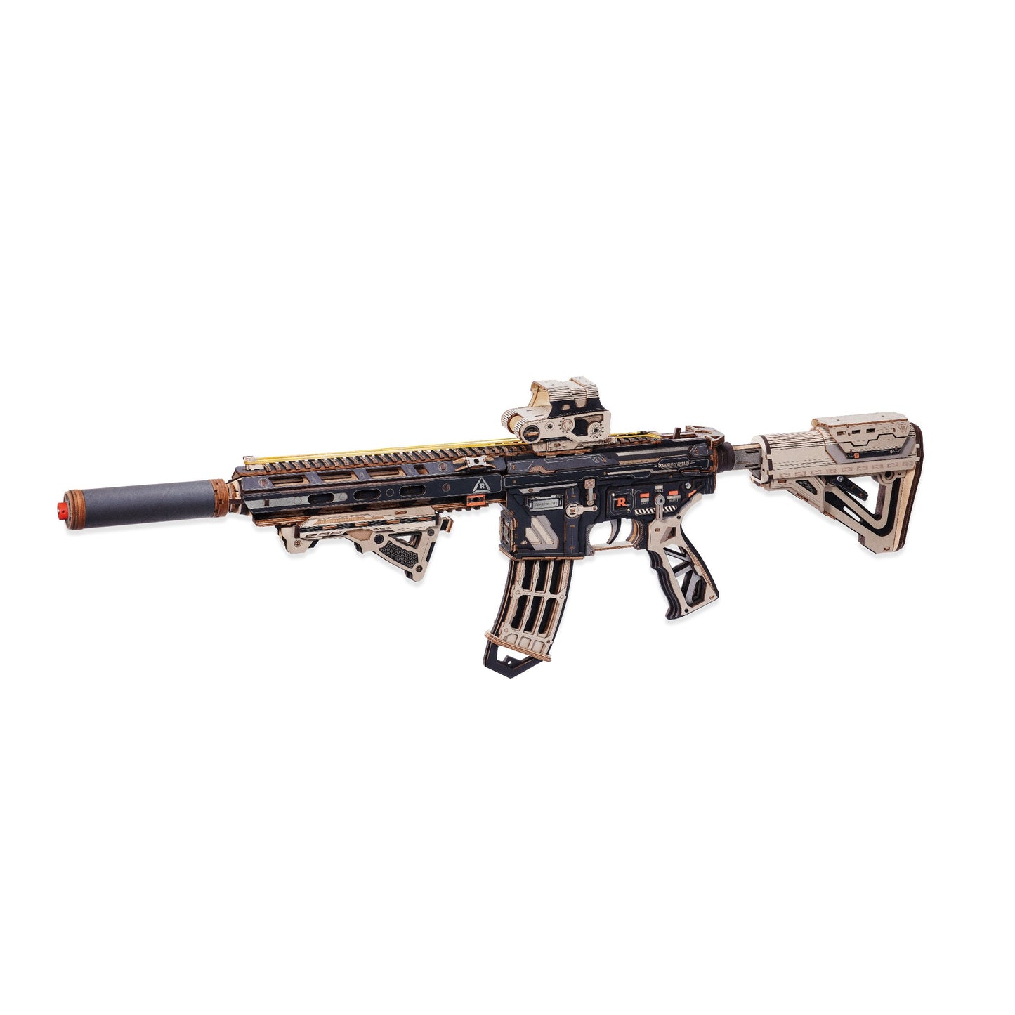 ROKR M416 Carbine 3D Wooden Puzzle LQB02