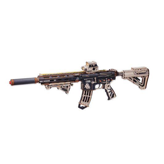 ROKR M416 Carbine 3D Wooden Puzzle LQB02