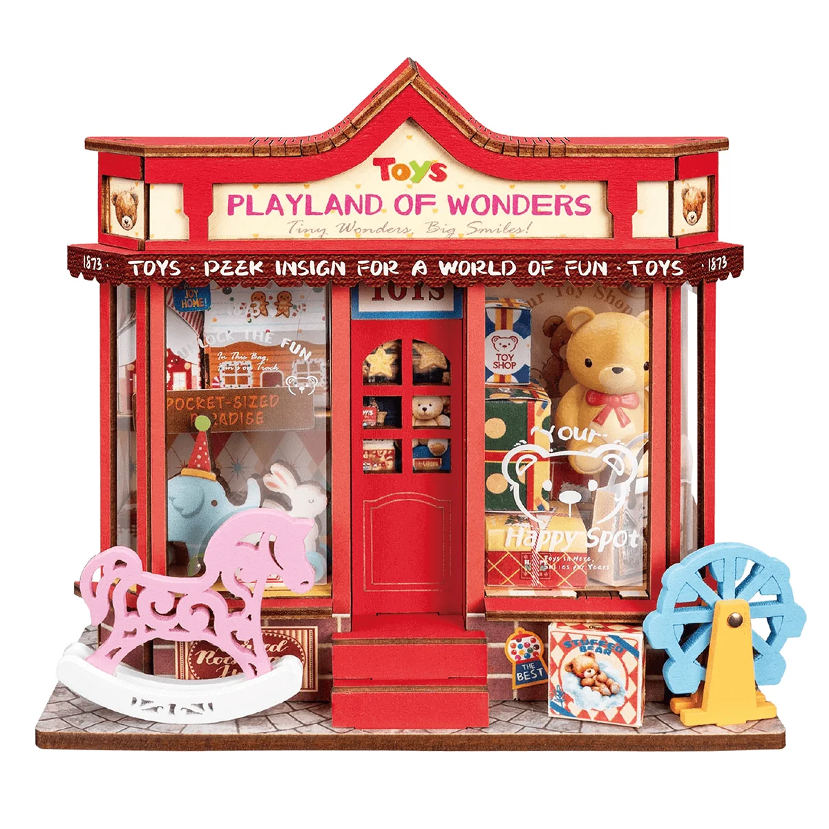 Rolife Whimsy Toy Shop DIY Miniature House Kit DS044