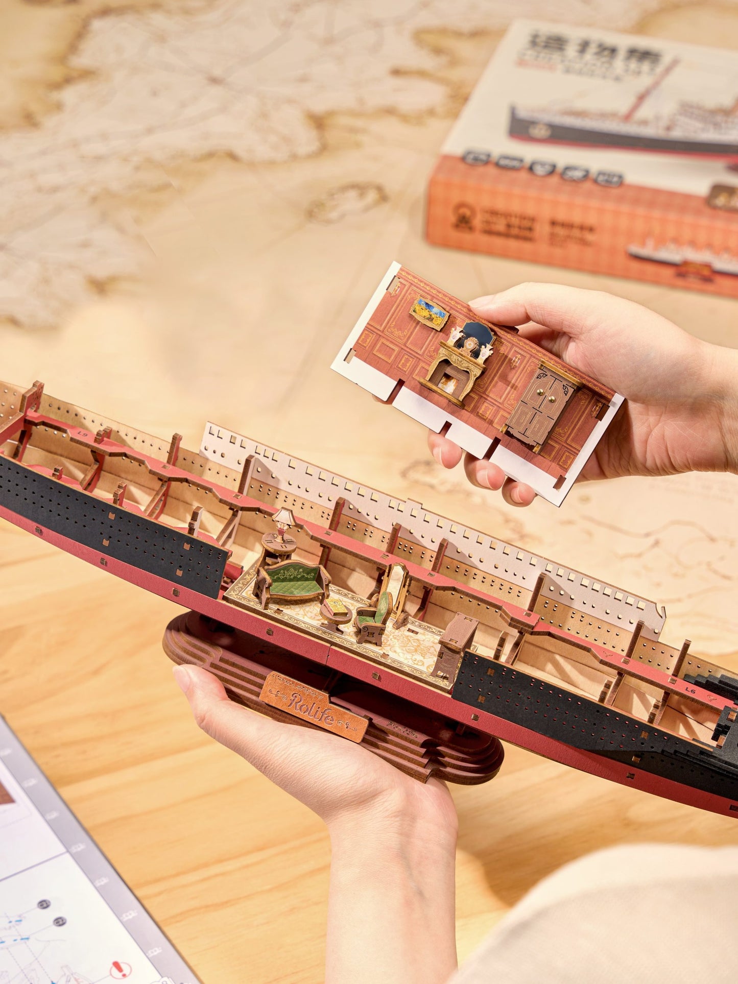 Rolife 1912 Eternal Atlantic Voyager 3D Wooden Puzzle