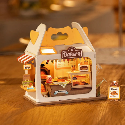 Rolife Teddy's Breadbox DIY Miniature House Kit