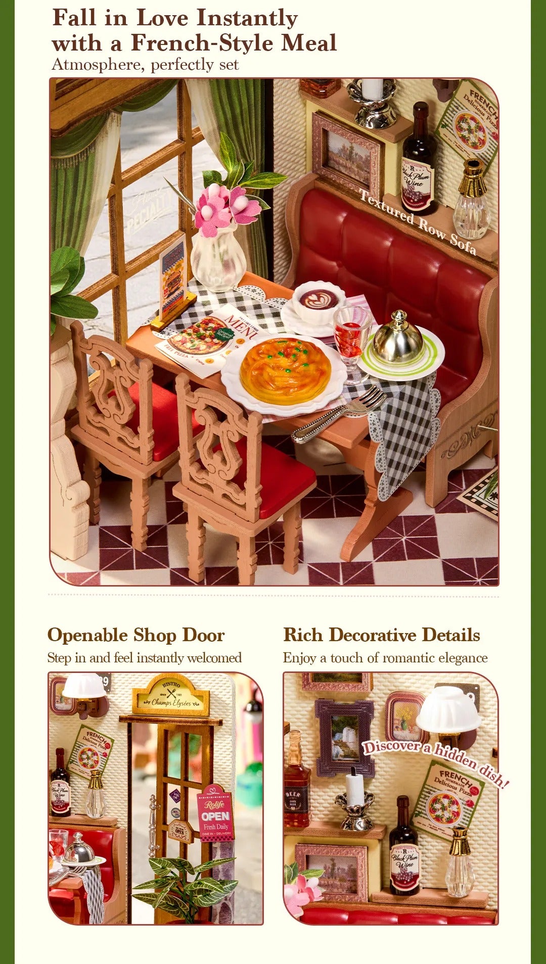 Rolife DIY Miniature House - Champs-Élysées Bistro DS053