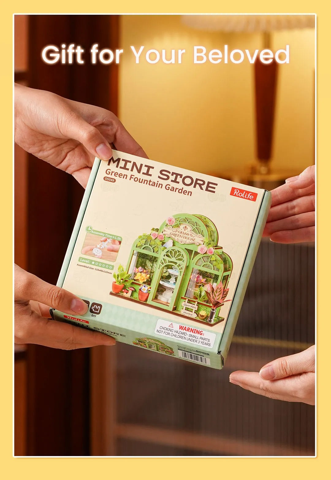 Rolife DIY Miniature House - Green Fountain Garden DS049